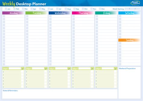 planner for desktop.